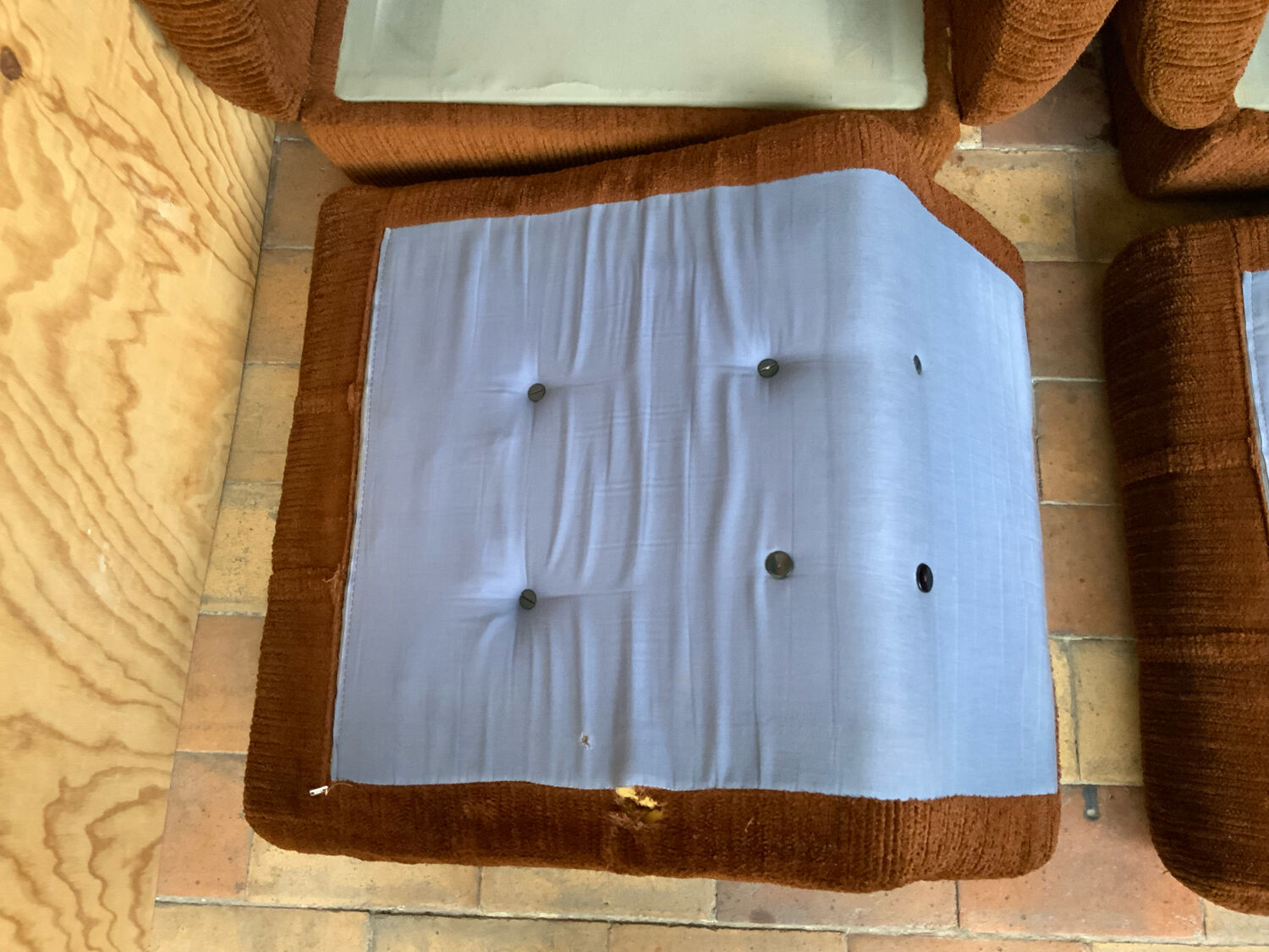 Paire de fauteuils 70s
