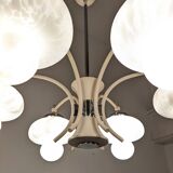 Space age Sputnik chandelier with 6 lights, 50s-60s