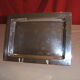 Silver metal tray ercuis art deco