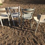 Set of mismatched chairs