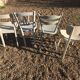 Set of mismatched chairs