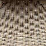 Vintage rattan armchairs 70s