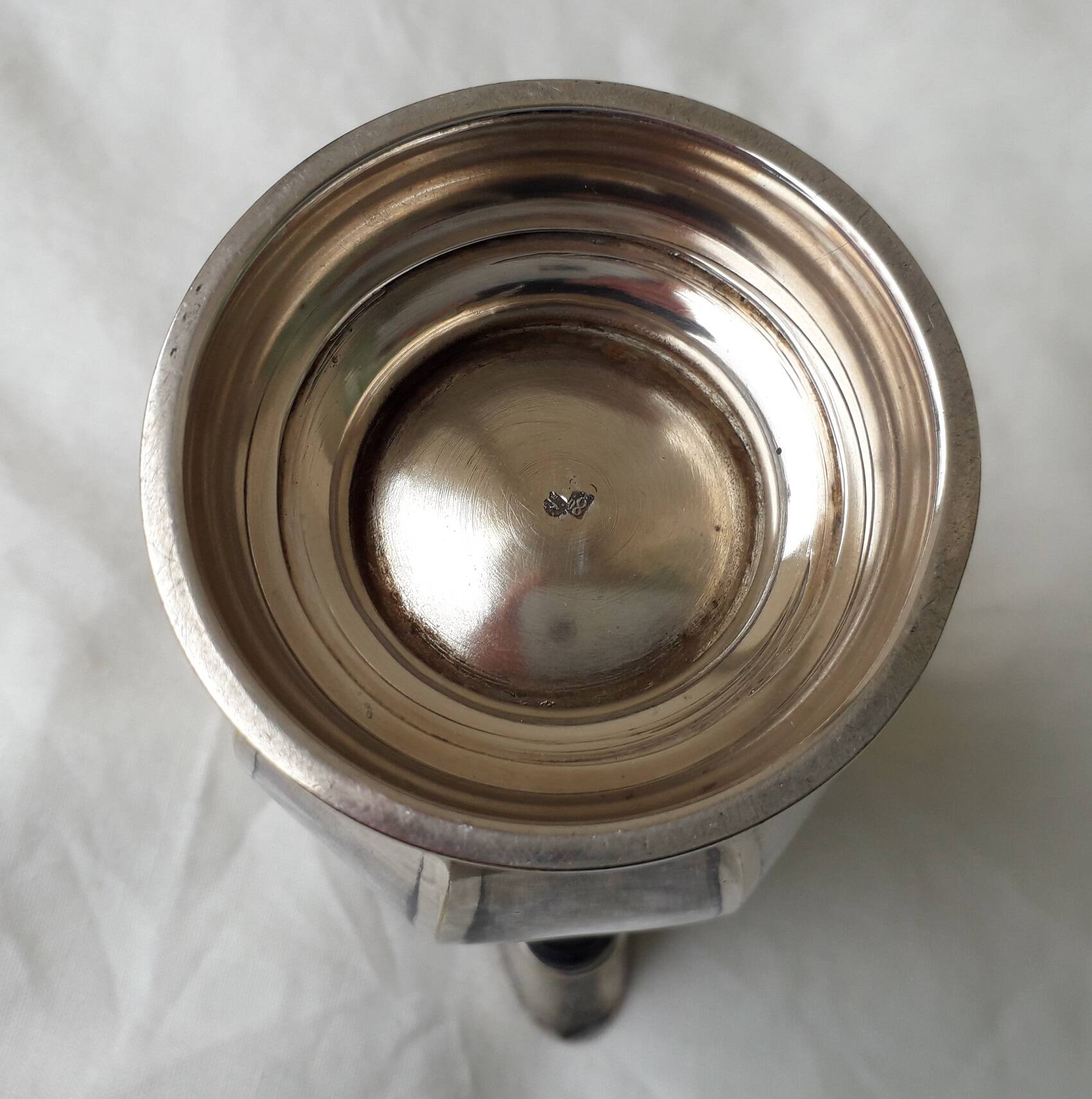 Silver-plated milk jug