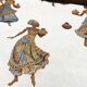 African Pottery Women Jacquard Cushion, Figural Woven Pillow Cover