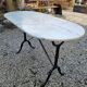 Table de bistrot marbre
