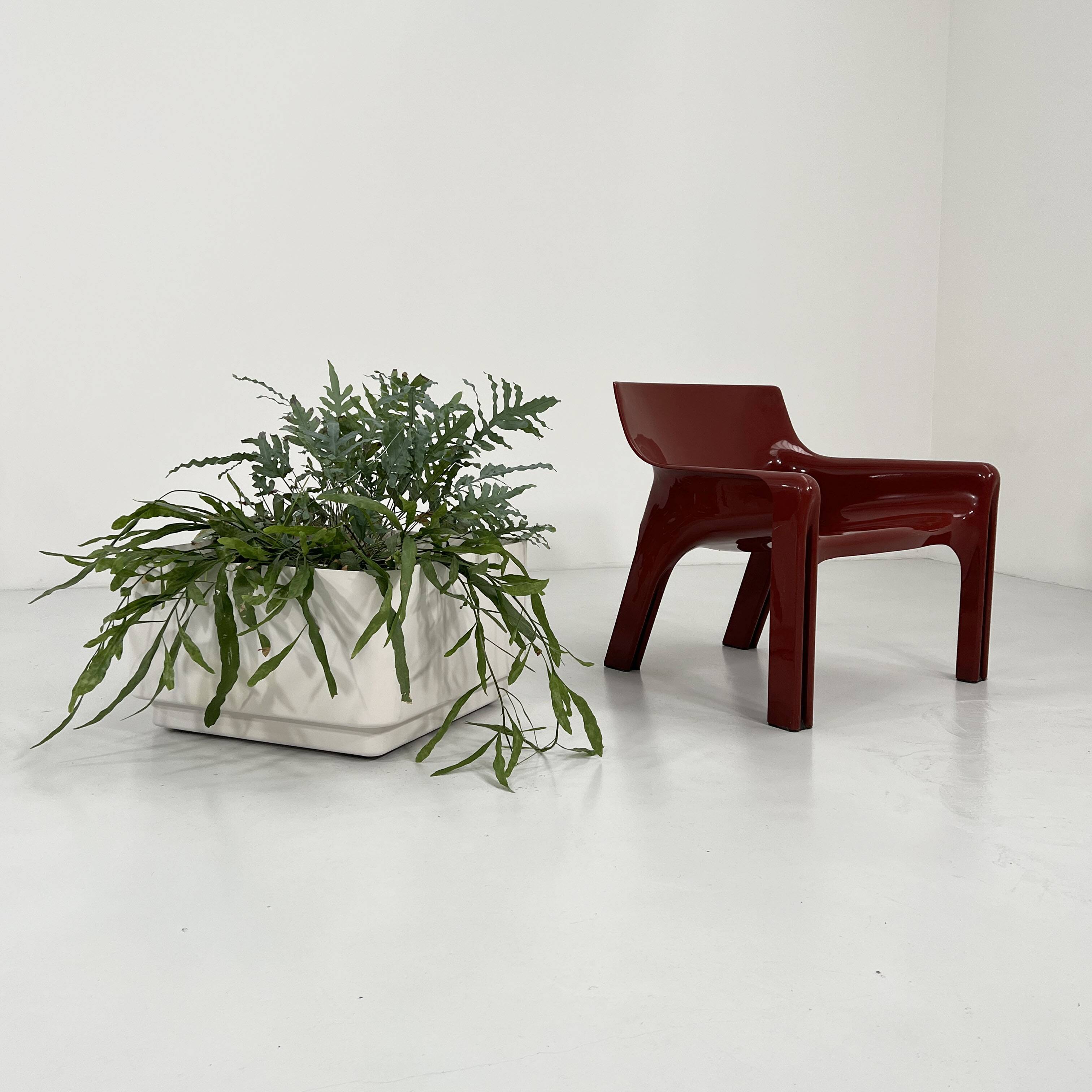 Large planter on casters model 4686 by Anna Castelli for Kartell, 1970