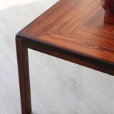 Square rosewood side table – Henning Kjaernulf for Vejle Stole