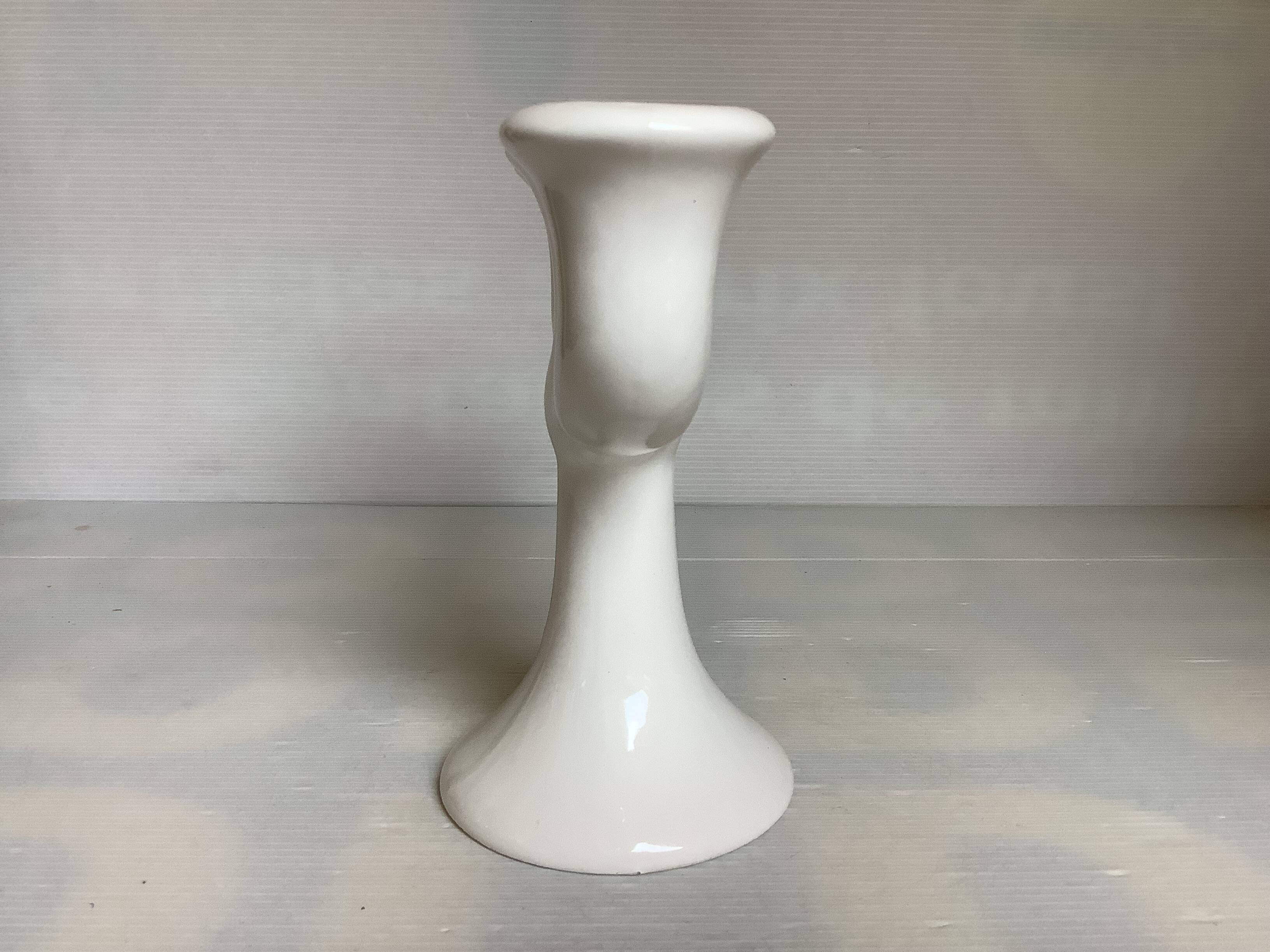 Three-light tulip candlestick holder