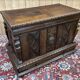 Late 17th century Renaissance oak chest transformed into a sideboard