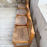Set of 4 70s elm chairs, Regain