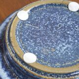 Plat en céramique bleue Maria Philippi et Einar Johansen, Søholm, Danemark années 1960