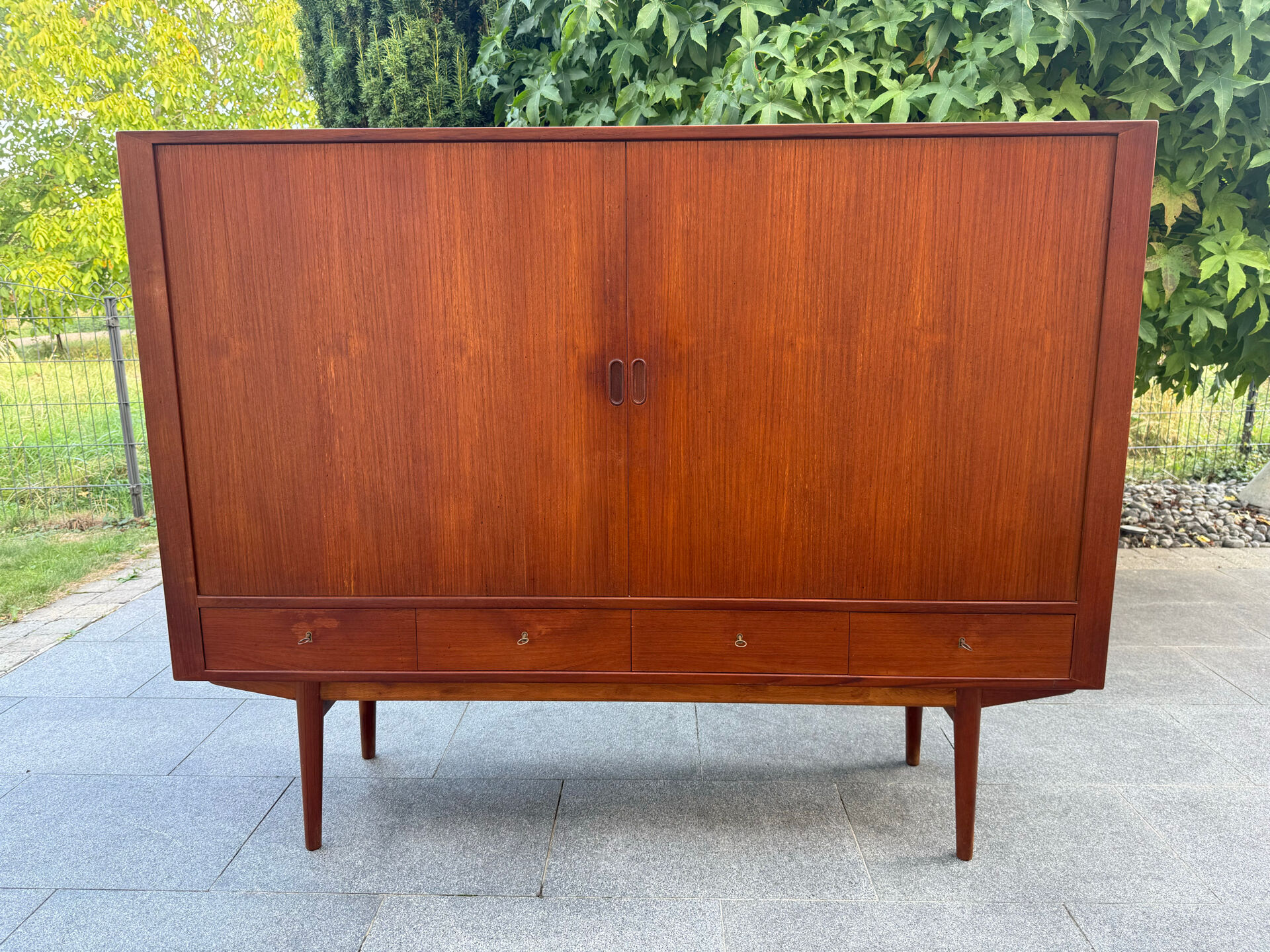 Scandinavian high buffet from the 1960s.