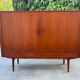 Scandinavian high buffet from the 1960s.