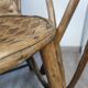 Chestnut armchair double arm