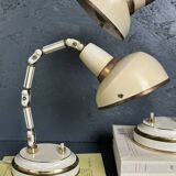 Paire de Lampes de table articulées, années 60