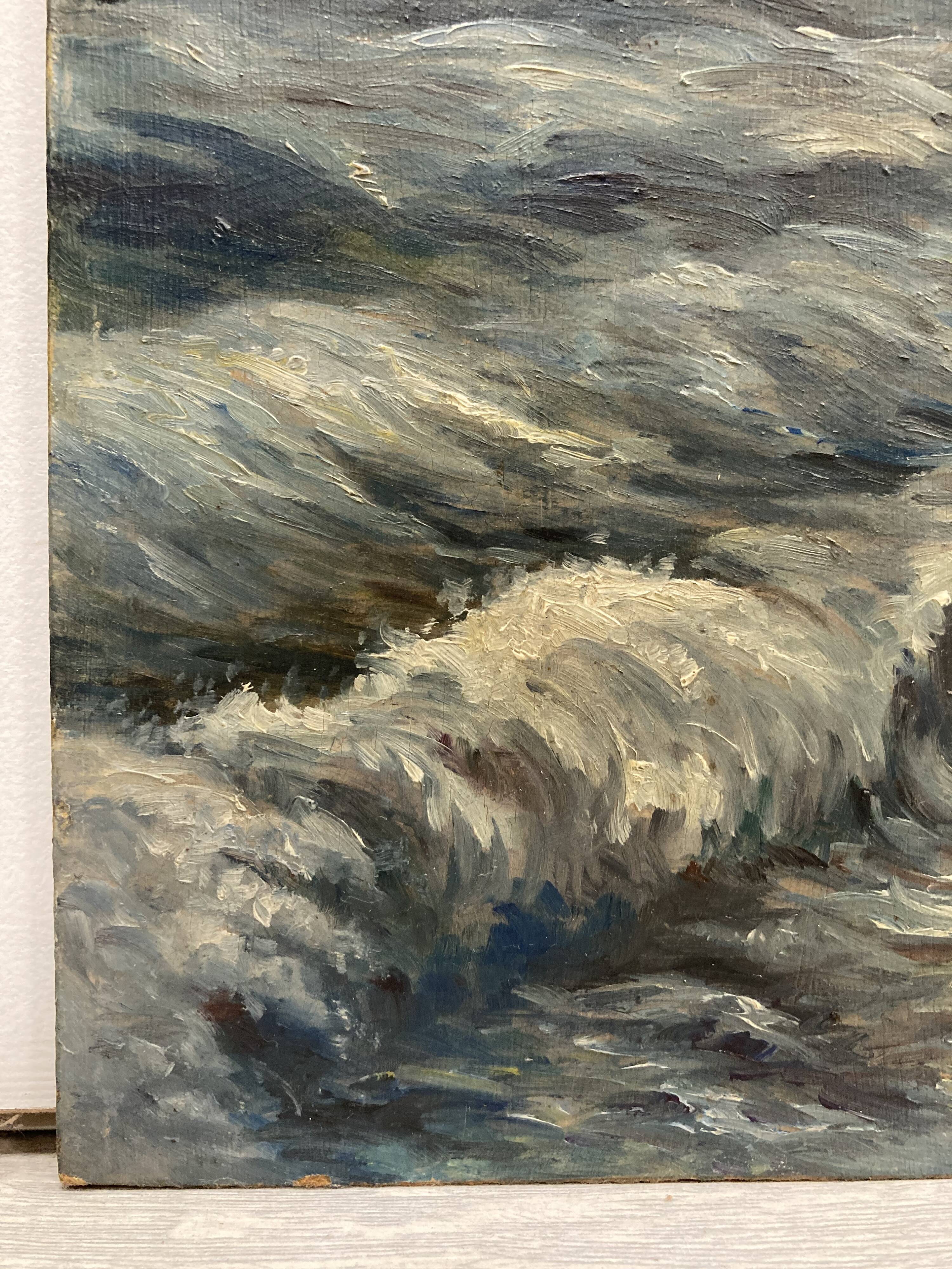 Vintage marine painting