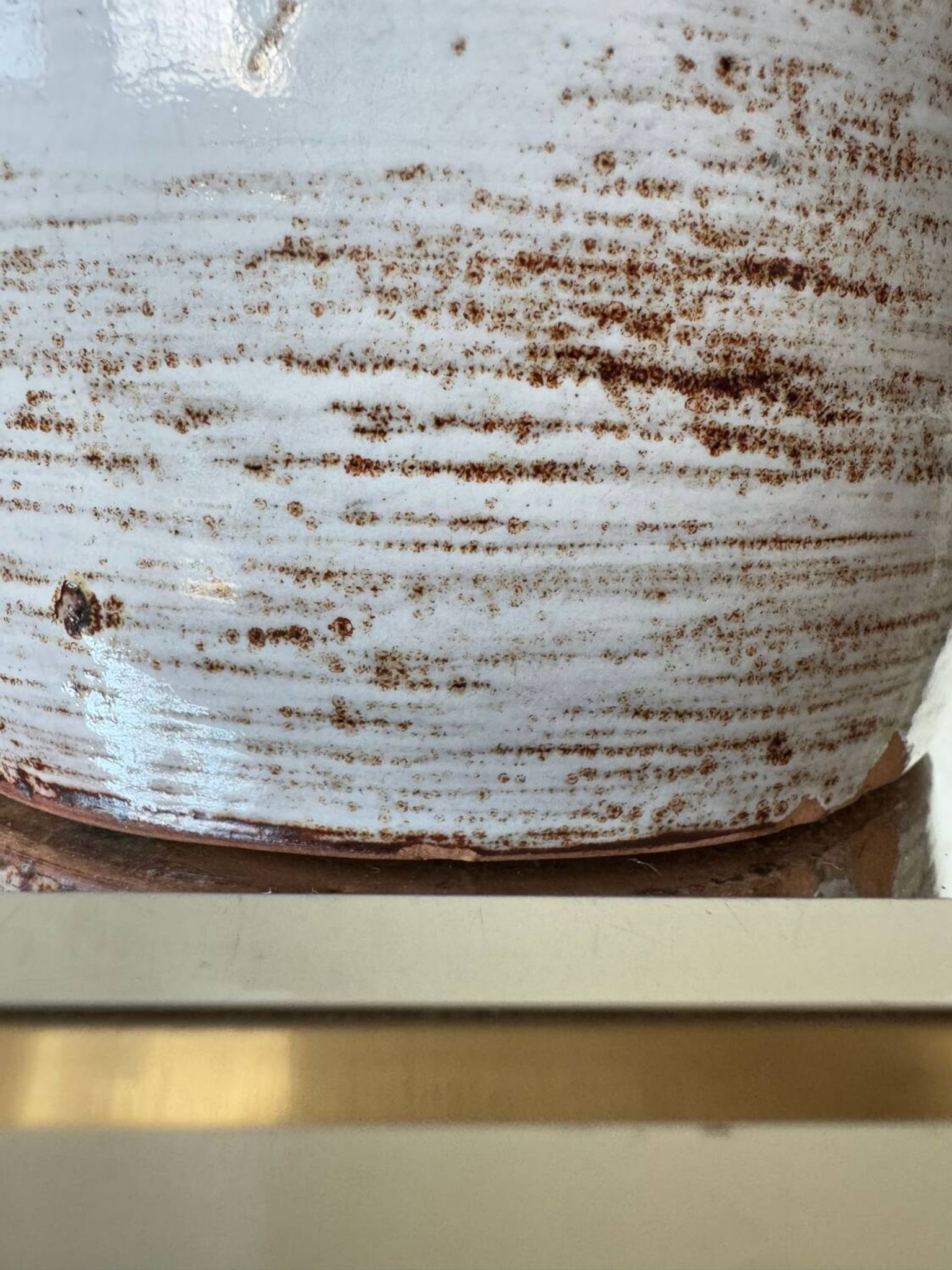 Grand vase rouleau céramique Vallauris années 60
