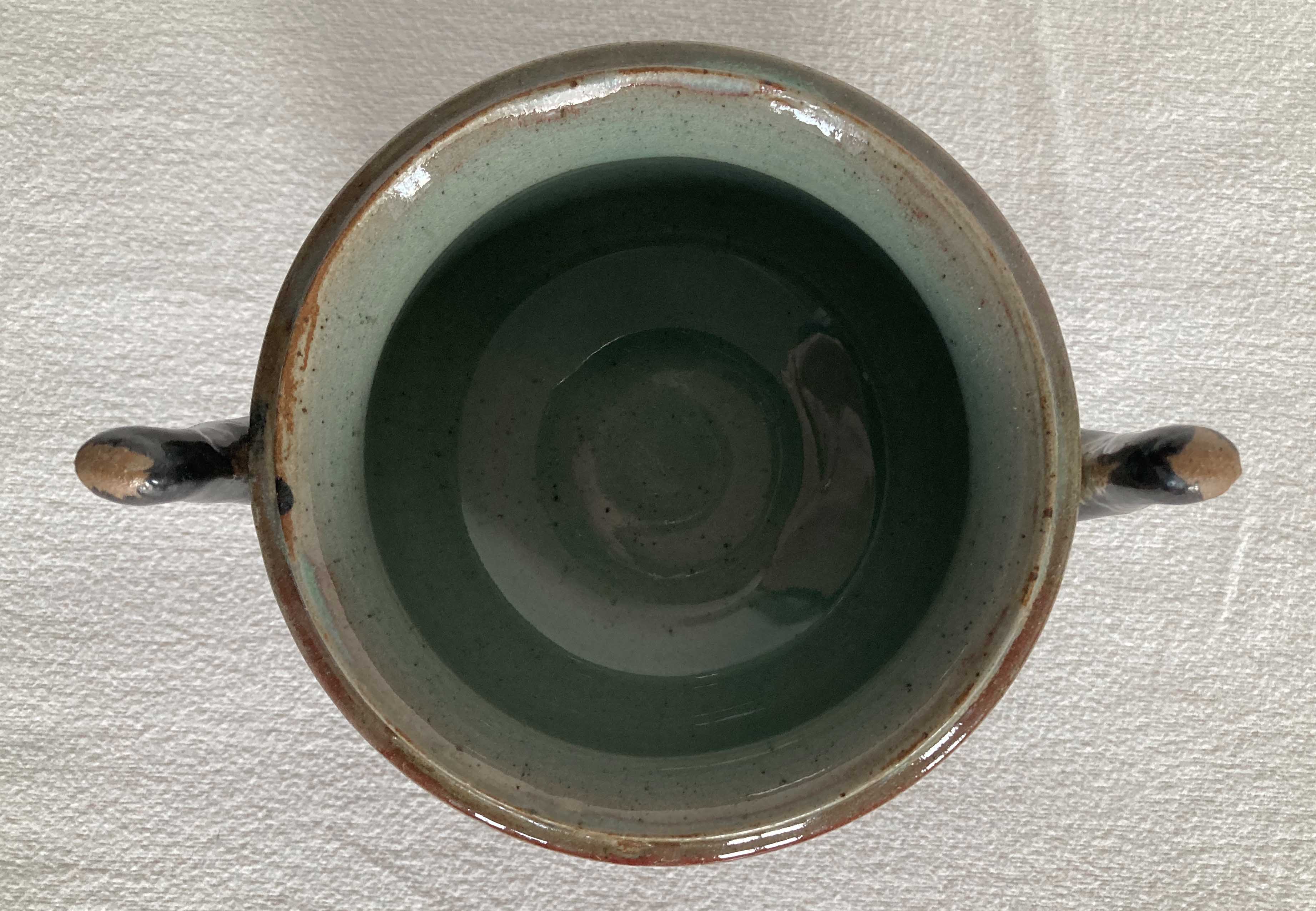 Glazed ceramic cup