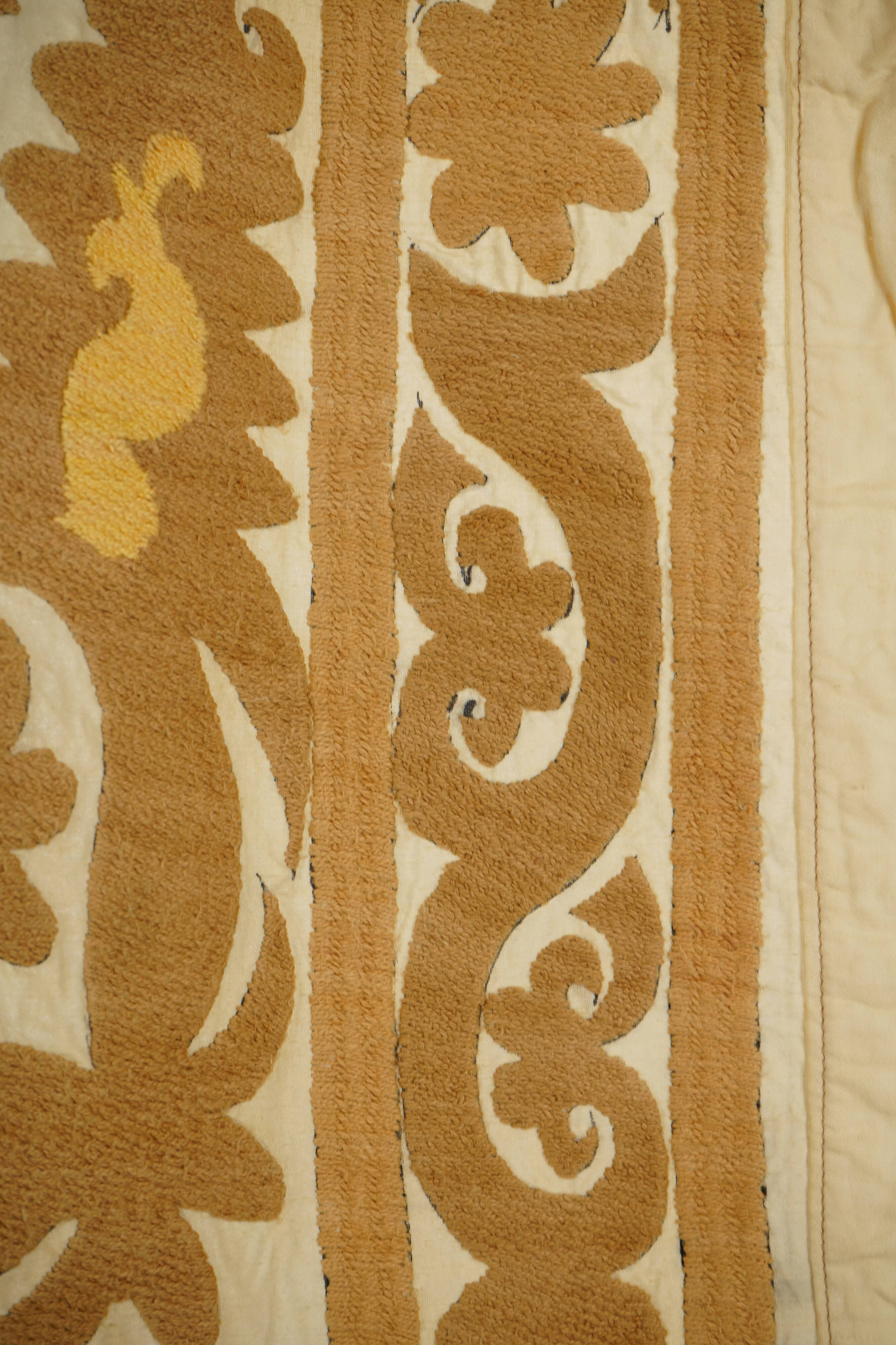 Hand-knotted rug, vintage Turkish rug 113x134 cm