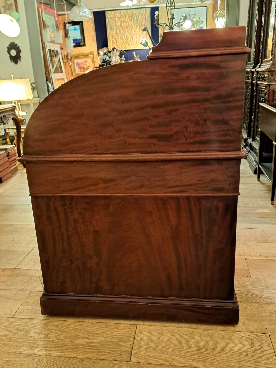Cylinder desk stamped Holland & Sons