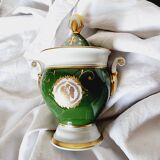 Limoges Porcelain Bombonera Lafarge or Empire Style Tibor or Napoleon