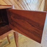 Bedside table with curved legs