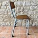 Vintage children's chair in wood and metal from the 50s/60s