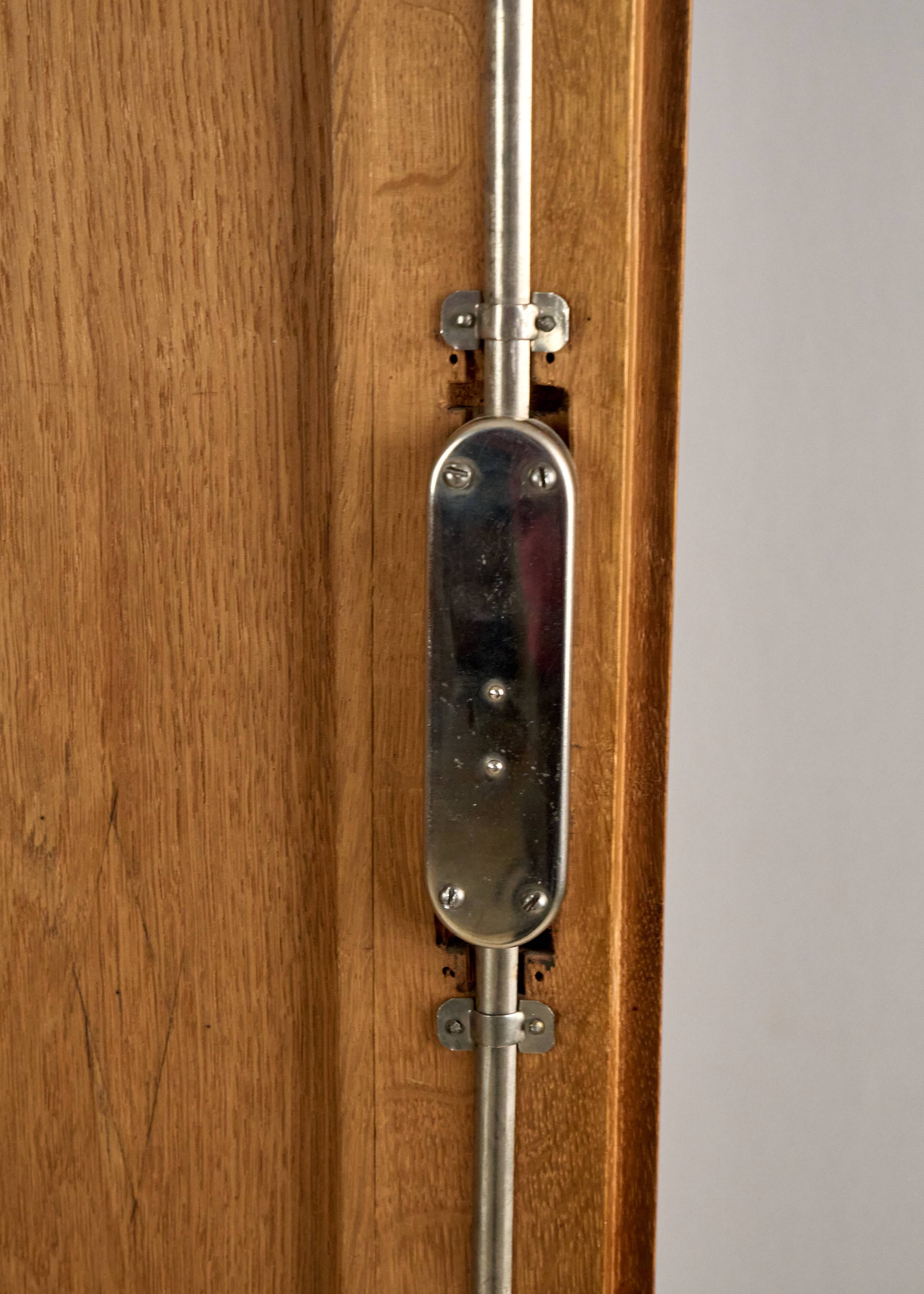 Vintage Wooden Wardrobe, 1930s, Czechoslovakia