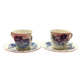 Sarreguemines cups and saucers