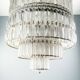 Tiered Crystal Chandelier, 1960s, Czechoslovakia