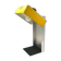 Space age yellow cubic table lamp, Italy 1970s