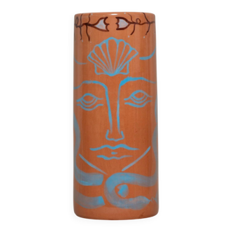 Medusa - Terracotta ceramic vase