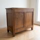 Bar cabinet and screen support in Bressan style made of solid wood.