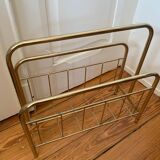 Gold-plated brass magazine rack