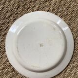 Old plate Yeddo Sarreguemines with Asian Japanese decoration 1900 old