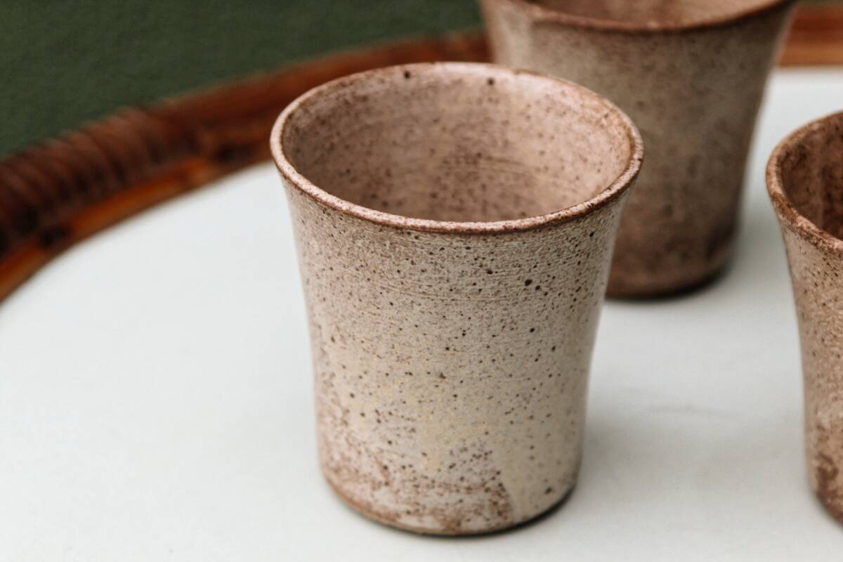 Stoneware service, pottery from Bois de Laud