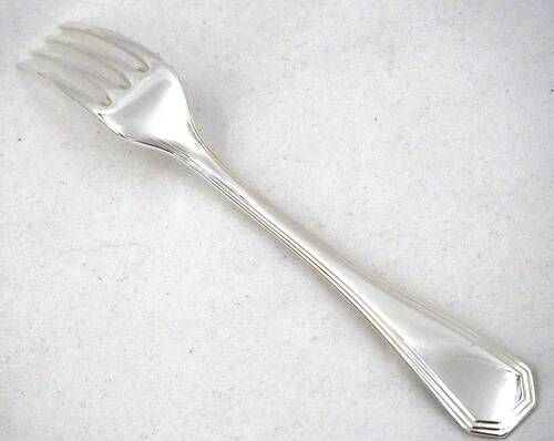 Christofle America 12 dessert forks, 17 cm, silver-plated, excellent condition.