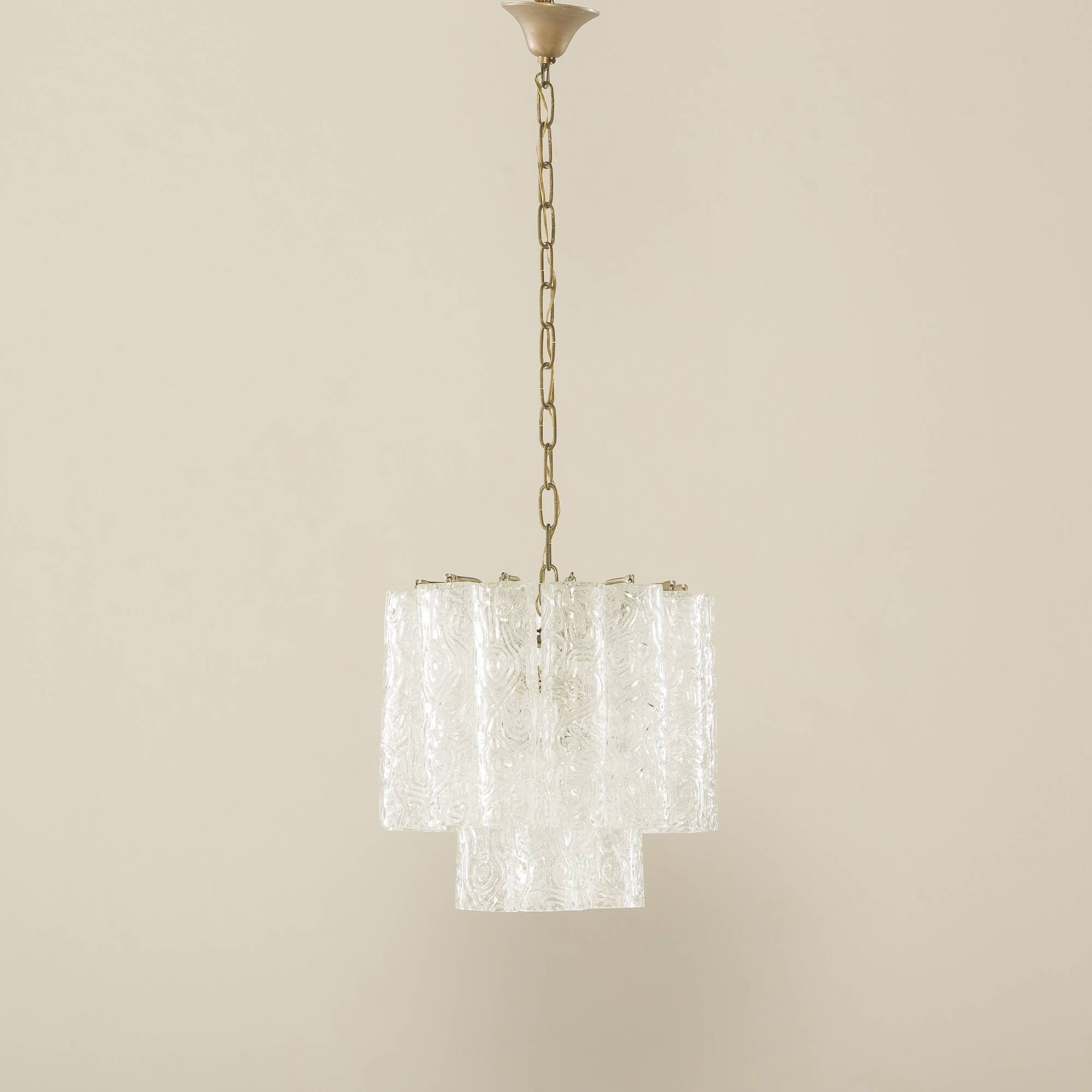 Petit chandelier Venini, Italie, années 1970