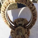 Vintage shell mirror