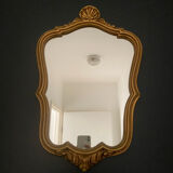 Golden baroque mirror