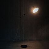 Chrome floor lamp vintage Scandinavian - 1960
