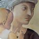 Grand Tableau Tempera (90x90) - Detail of Masaccio - signed F. Leblon