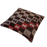 Vintage Turkish Kilim Cushion Cover , 60 x 60 cm