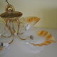 Chandelier to 5 branches art deco 1980