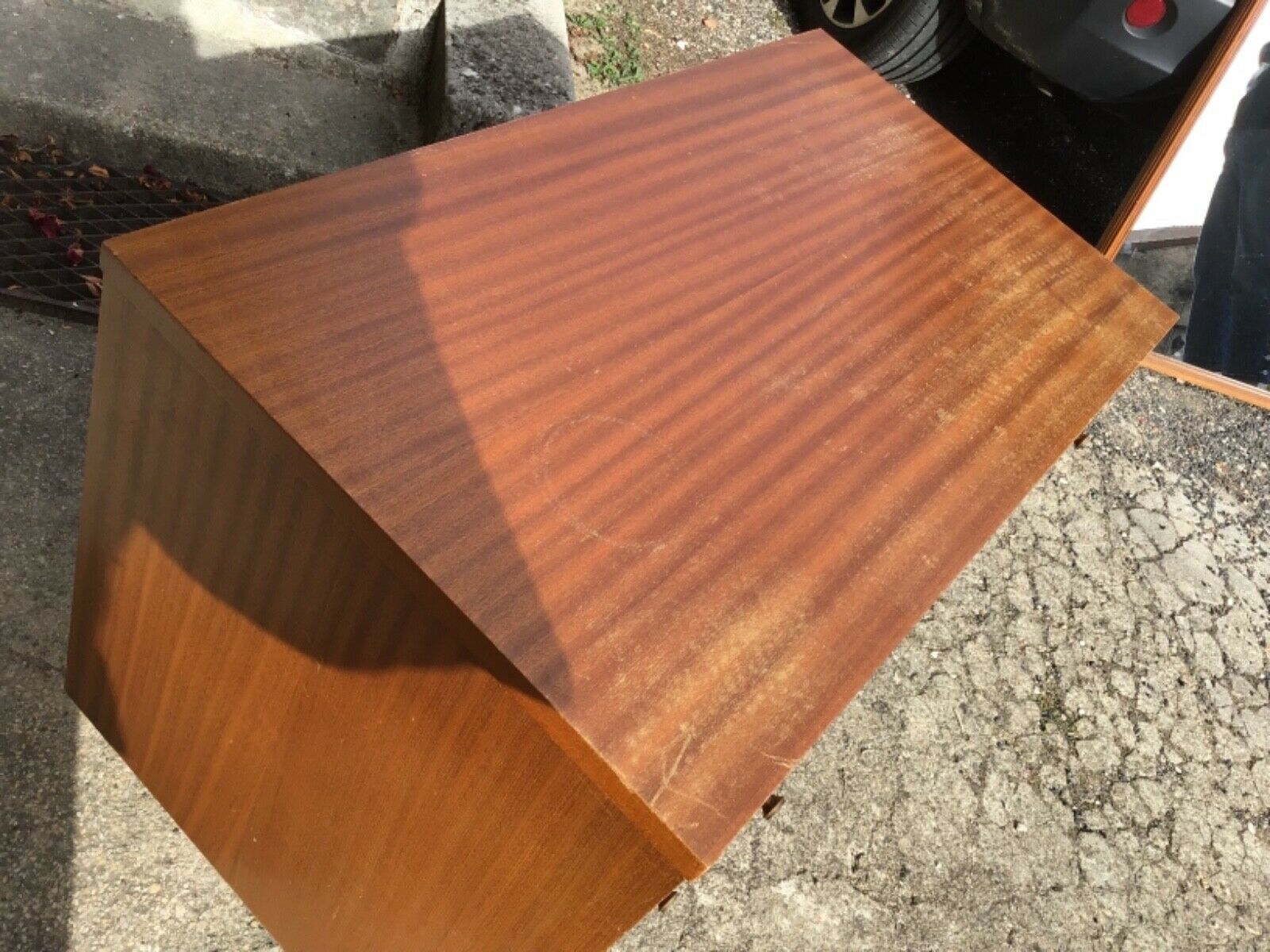 Scandinavian design commodity in vintage teak 1970