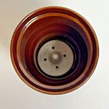 Vintage Villeroy & Boch teapot, in brown stoneware, made in Luxembourg