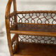 Vintage rattan shelf