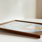 Screen printing on PAPER Medallion