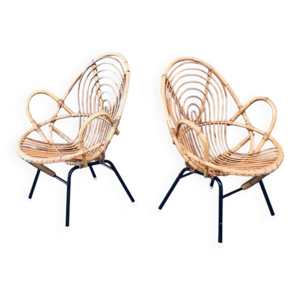 Set of Rattan Lounge - rohe