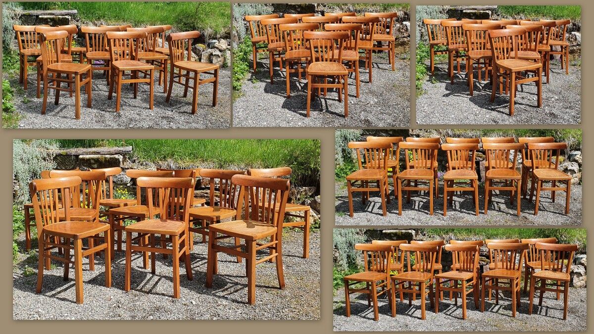 10 luterma bistro chairs 50s